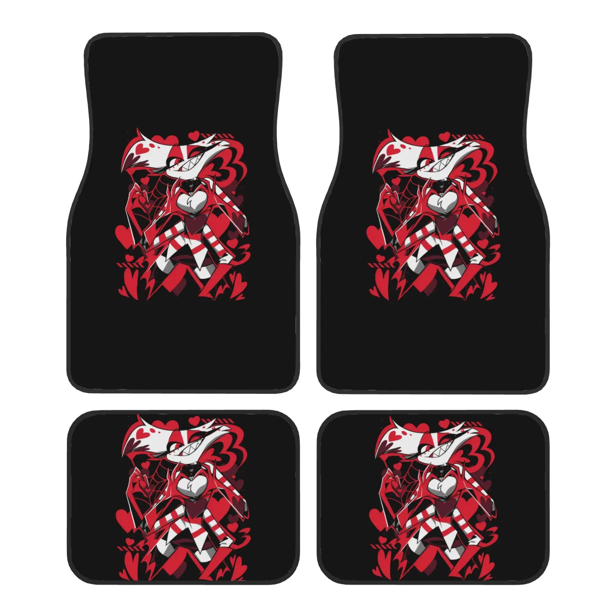 Hazbins Anime Animation Hotel Angel Dust Car Floor Mats of 4 Pieces Crystal Velvet Universal Car Front Rear Carpets Foot Mats
Hazbins Anime Animation Hotel Angel Dust Car Floor Mats of 4 Pieces Crystal Velvet Universal Car Front Rear Carpets Foot Mats