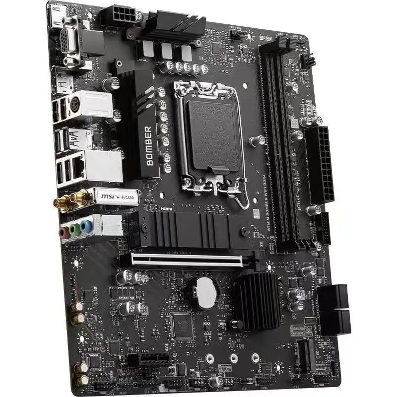 B760M BOMBER WIFI DDR4 blasting bomb main board supports 12/13 generation/14 generation ARGB
B760M BOMBER WIFI DDR4 blasting bomb main board supports 12/13 generation/14 generation ARGB