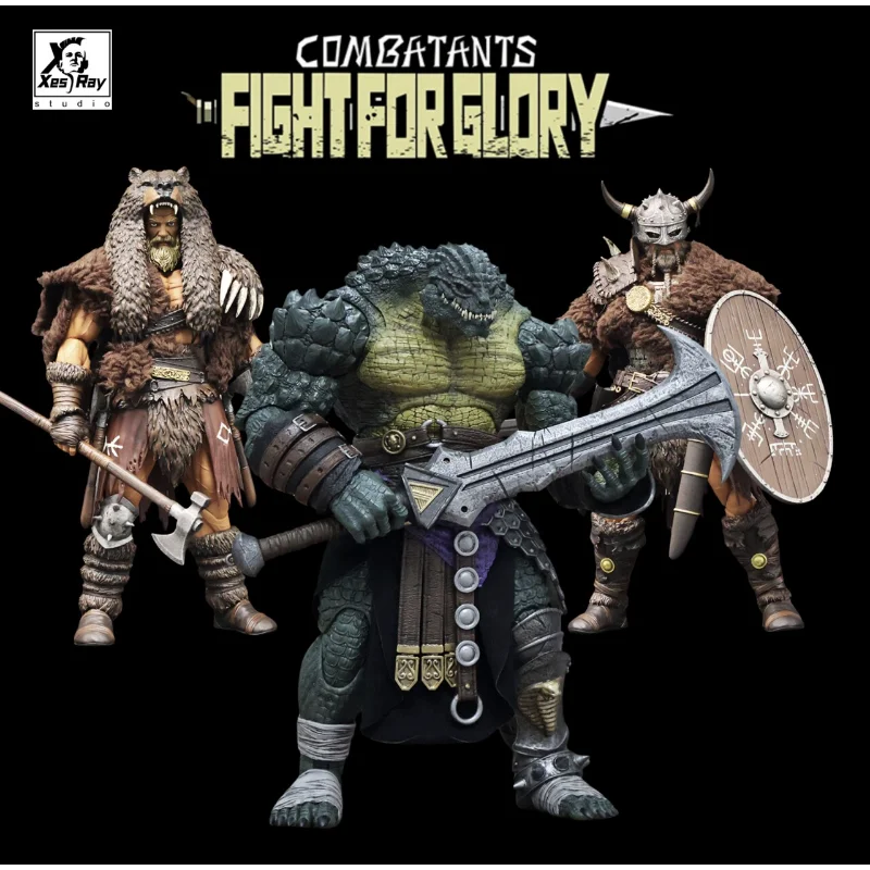 Pre-sale XesRayGladiator Battle of Glory7Waves Crocodile Man Horn Helmet Bear Head Barbarian 1/12 Action Figure Model Collection
Pre-sale XesRayGladiator Battle of Glory7Waves Crocodile Man Horn Helmet Bear Head Barbarian 1/12 Action Figure Model Collection