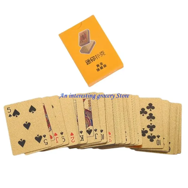 652D Waterproof Golden Plastic Cards for Outdoor Party Gathering Portable
652D Waterproof Golden Plastic Cards for Outdoor Party Gathering Portable