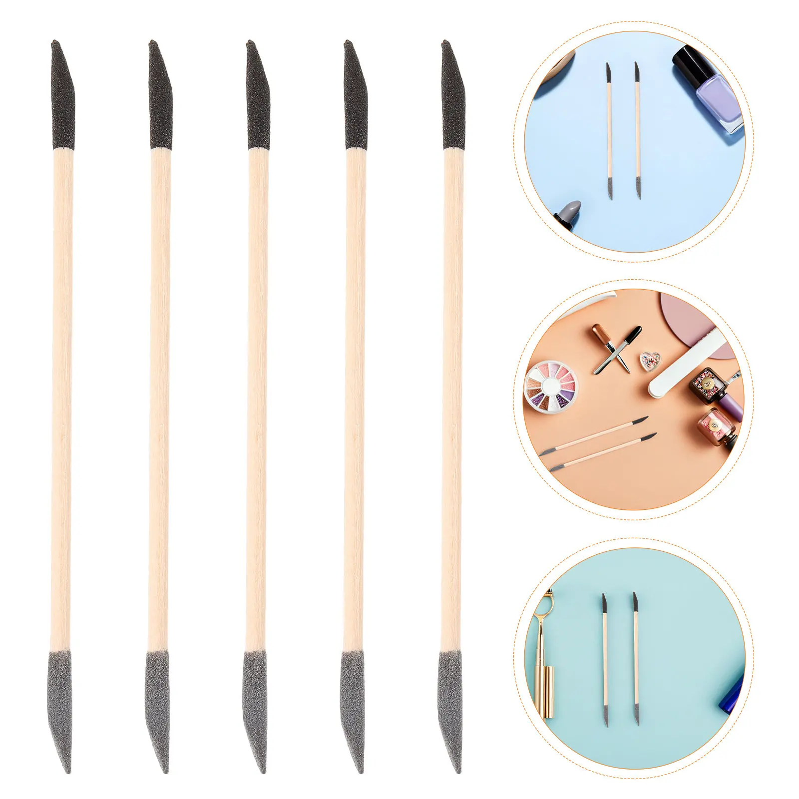 30Pcs Double-Ended Nail Sanding Sticks Wood Manicure Polishing Buffing Tools for Fine Detailing Cuticle Care Salon Home DIY
30Pcs Double-Ended Nail Sanding Sticks Wood Manicure Polishing Buffing Tools for Fine Detailing Cuticle Care Salon Home DIY