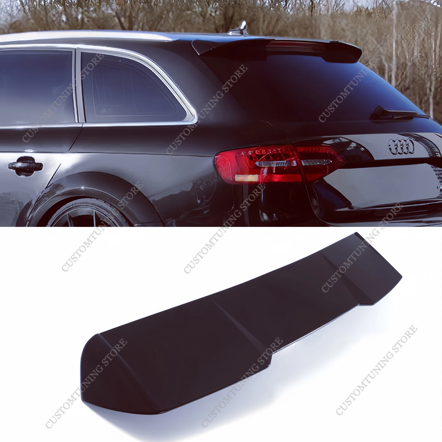Gloss Black RS Style ABS Rear Roof Spoiler Wing For Audi A4 B8 Allroad 8KH 2009-2015 TFSI TDI Rear Trunk Spoiler Caps Tuning
Gloss Black RS Style ABS Rear Roof Spoiler Wing For Audi A4 B8 Allroad 8KH 2009-2015 TFSI TDI Rear Trunk Spoiler Caps Tuning
