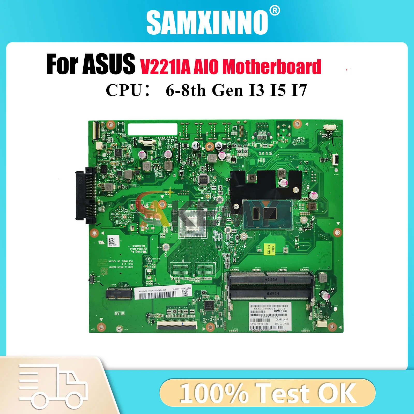 V221IA Motherboard For ASUS Vivo AiO V221ID V221I V221IA V221IC Mainboard With I3 I5 I7 CPU 100% tests OK fast shipping stk 
V221IA Motherboard For ASUS Vivo AiO V221ID V221I V221IA V221IC Mainboard With I3 I5 I7 CPU 100% tests OK fast shipping stk