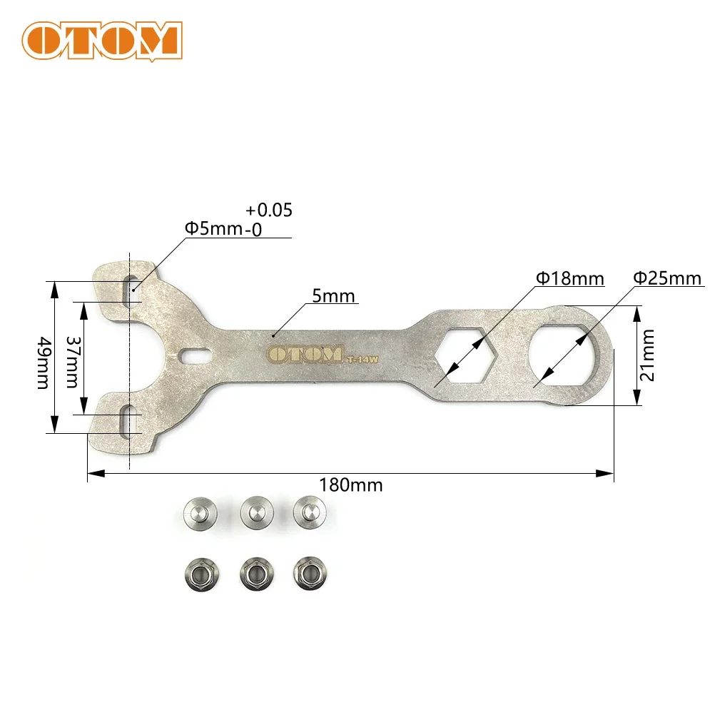 OTOM Motorcycle Rear Shock Seal Seat Removal Wrench Stainless Steel Universal Repair Tool for KTM HONDA YAMAHA KAWASAKI SUZUKI
OTOM Motorcycle Rear Shock Seal Seat Removal Wrench Stainless Steel Universal Repair Tool for KTM HONDA YAMAHA KAWASAKI SUZUKI