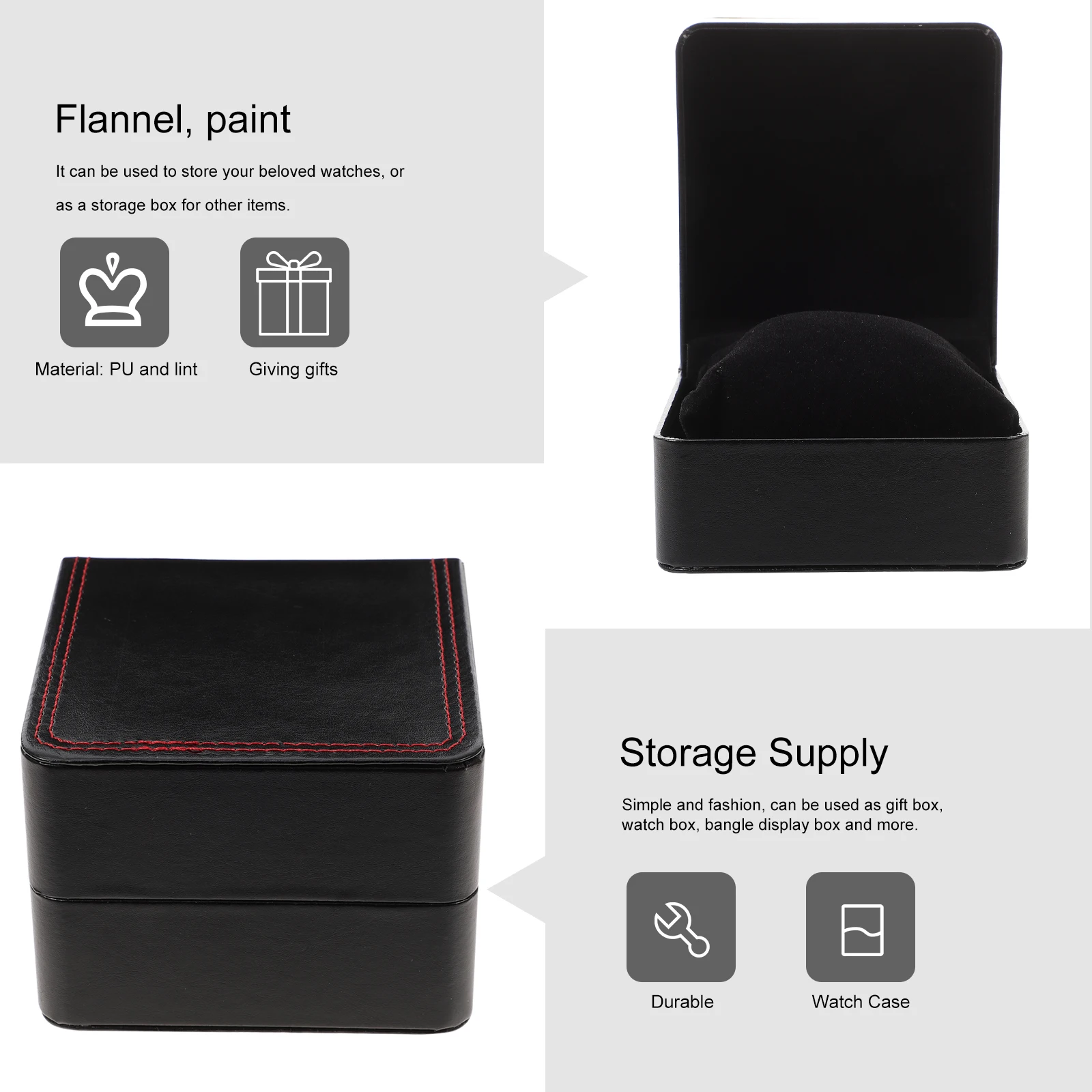 Simple Watch Gift Box PU Elastic Cover Wrist Watch Storage Case Jewelry Packaging Box
Simple Watch Gift Box PU Elastic Cover Wrist Watch Storage Case Jewelry Packaging Box