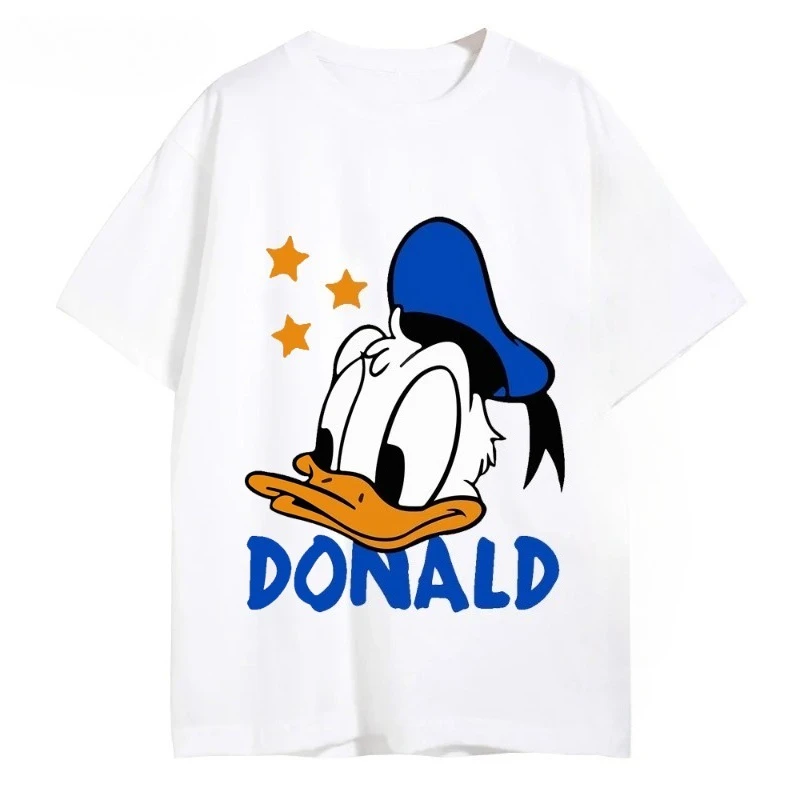 Хлопковая футболка Disney Donald Duck Daisy Duck, мужская и женская футболка на День святого Валентина, повседневная модная одежда, комплект с героями мультфильмов для пар
Хлопковая футболка Disney Donald Duck Daisy Duck, мужская и женская футболка на День святого Валентина, повседневная модная одежда, комплект с героями мультфильмов для пар