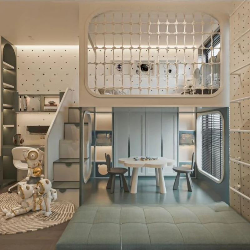 Children's room single-layer tree house bed elevated bed under bed desk wardrobe combination castle princess
Children's room single-layer tree house bed elevated bed under bed desk wardrobe combination castle princess