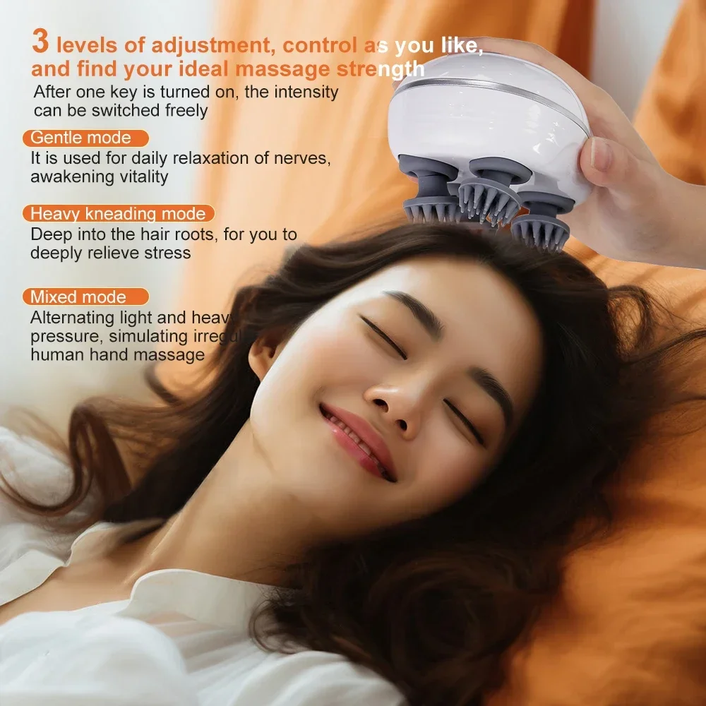 Head Scalp Massager Cat Massage Head Neck Deep Tissue Massager for Hair Promote Growth Stress Hair Loss Relieve Nourishes Hair
Head Scalp Massager Cat Massage Head Neck Deep Tissue Massager for Hair Promote Growth Stress Hair Loss Relieve Nourishes Hair