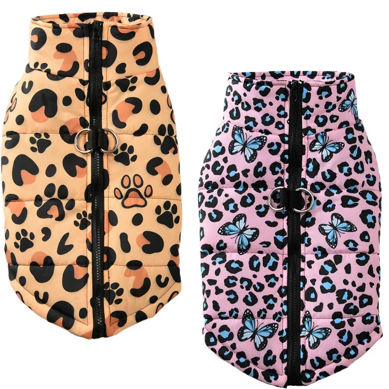 Pet Clothes Winter Leopard Warm Cotton-Padded Vest Jacket For Small Medium Dogs Chiwawa Yorkie Shih Tzu Puppy Coat Jacket Outfit
Pet Clothes Winter Leopard Warm Cotton-Padded Vest Jacket For Small Medium Dogs Chiwawa Yorkie Shih Tzu Puppy Coat Jacket Outfit