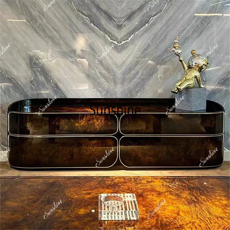 Italian light luxury high-end bedroom four-bucket storage cabinet
Italian light luxury high-end bedroom four-bucket storage cabinet