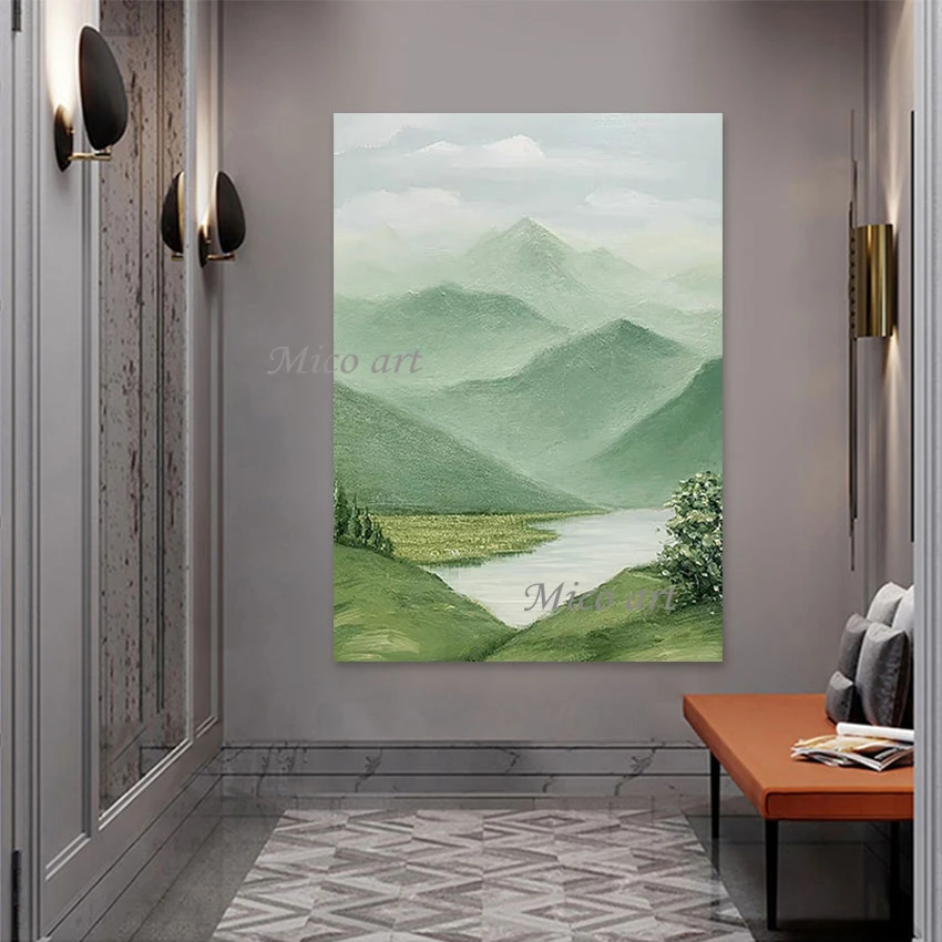 Contemporary Picture Unframed Landscape Art Wall Decoration Latest Arrival Mountain Abstract Oil Paintings On Canvas China
Contemporary Picture Unframed Landscape Art Wall Decoration Latest Arrival Mountain Abstract Oil Paintings On Canvas China
