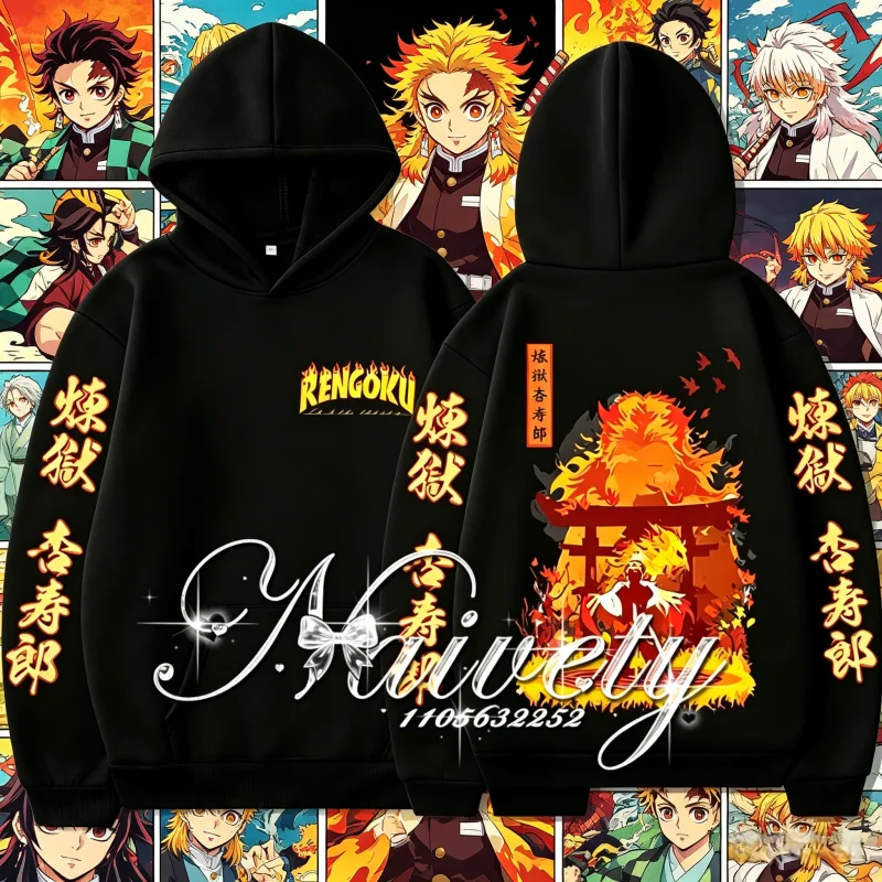 2026 Winter Demon Slayer Rengoku Hoodie Cotton Casual Cool Streetwear Couple Parent-child Sweatshirt for Adults Kids Y2k
2026 Winter Demon Slayer Rengoku Hoodie Cotton Casual Cool Streetwear Couple Parent-child Sweatshirt for Adults Kids Y2k
