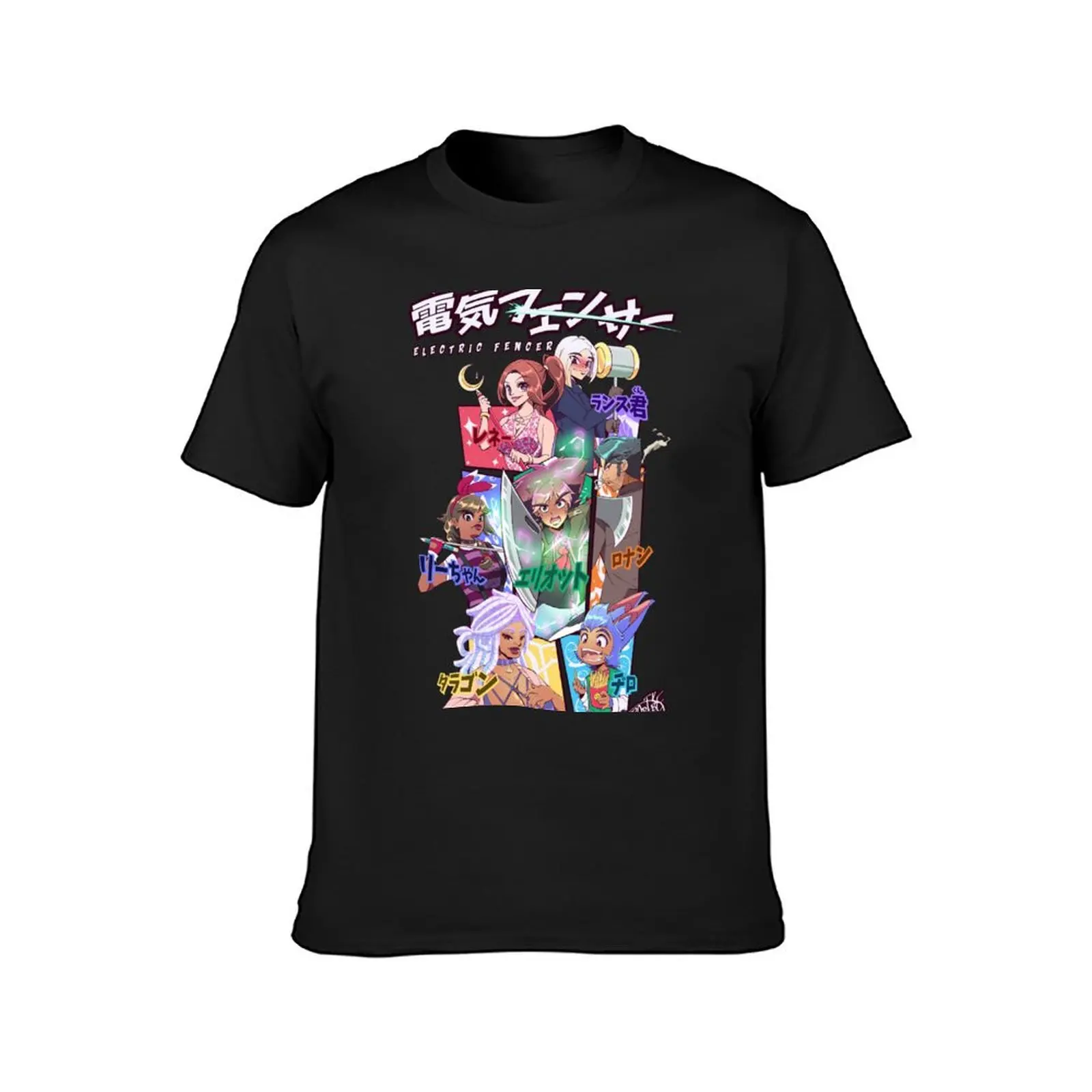 Denki Fensā: Electric Fencer T-Shirt graphics oversized luxury t-shirt Funny t-shirts mens fashion
Denki Fensā: Electric Fencer T-Shirt graphics oversized luxury t-shirt Funny t-shirts mens fashion