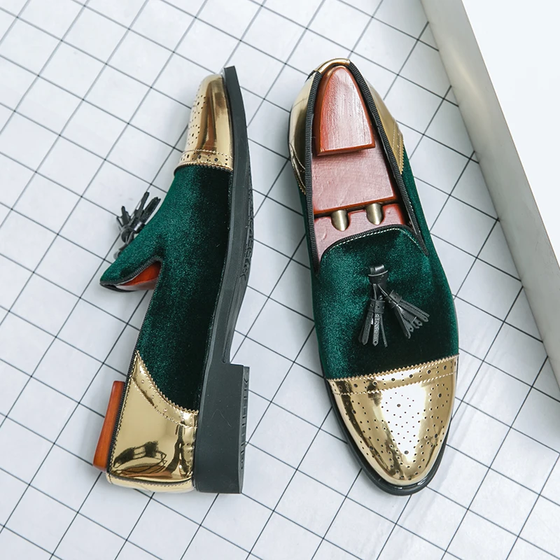 2024 Pointed Loafers Tassel Elegant Men Shoes Leather Suede Mens Shoes Casual Luxury Wedding Dress Banquet Luxury Leather Shoes
2024 Pointed Loafers Tassel Elegant Men Shoes Leather Suede Mens Shoes Casual Luxury Wedding Dress Banquet Luxury Leather Shoes