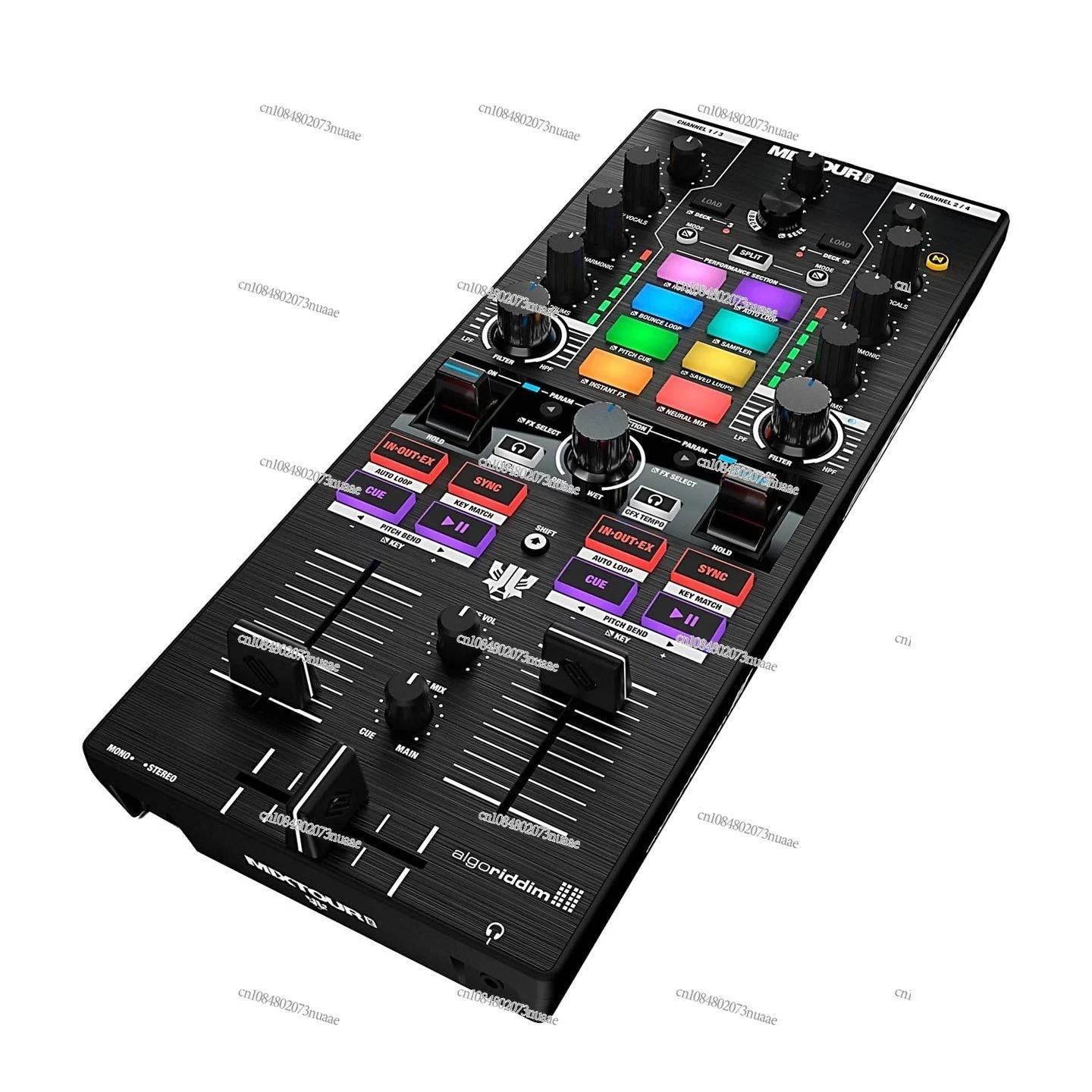 Универсальный четырехдисковый DJ-контроллер Mixtour Pro с аудиоинтерфейсом
Универсальный четырехдисковый DJ-контроллер Mixtour Pro с аудиоинтерфейсом