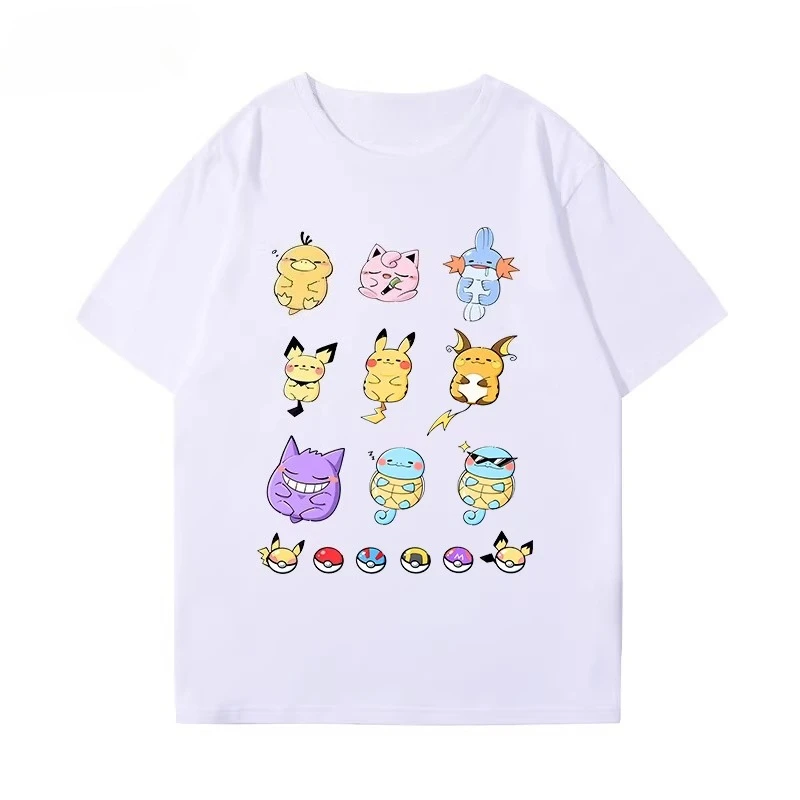 Potdemiel Summer New Pikachu Print Children's Cotton T-Shirt, Boys and Girls, Comfortable and Breathable Children's T-Shirt
Potdemiel Summer New Pikachu Print Children's Cotton T-Shirt, Boys and Girls, Comfortable and Breathable Children's T-Shirt