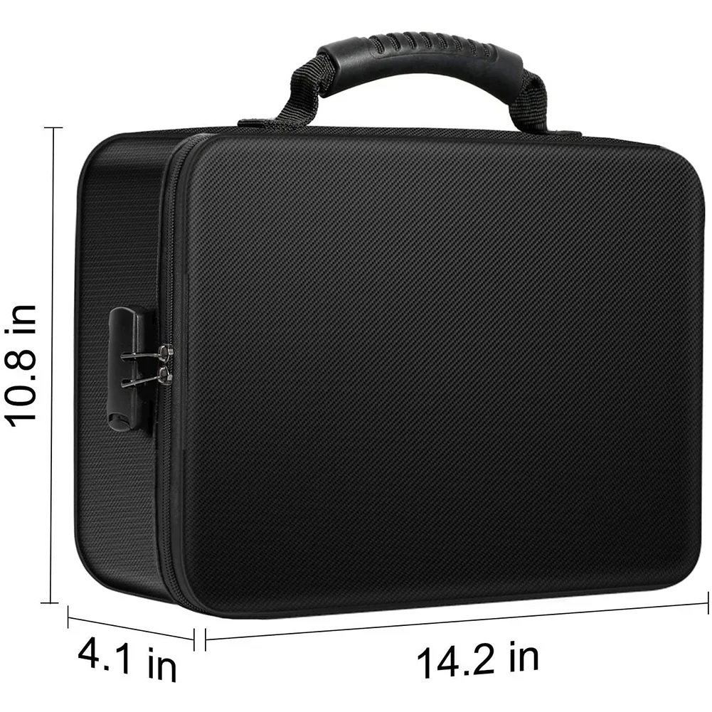 Solid 2X Organizer Bag Fireproof Document Bag With Lock Portable Filing Storage Box Holder For Document File Passport
Solid 2X Organizer Bag Fireproof Document Bag With Lock Portable Filing Storage Box Holder For Document File Passport
