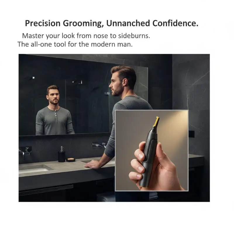 Ultra Thin Precision Trimmer Electric Nose Hair Trimmer Mini Portable Ear Trimmer For Men Nose Hair Shaver Waterproof Safe Clean
Ultra Thin Precision Trimmer Electric Nose Hair Trimmer Mini Portable Ear Trimmer For Men Nose Hair Shaver Waterproof Safe Clean