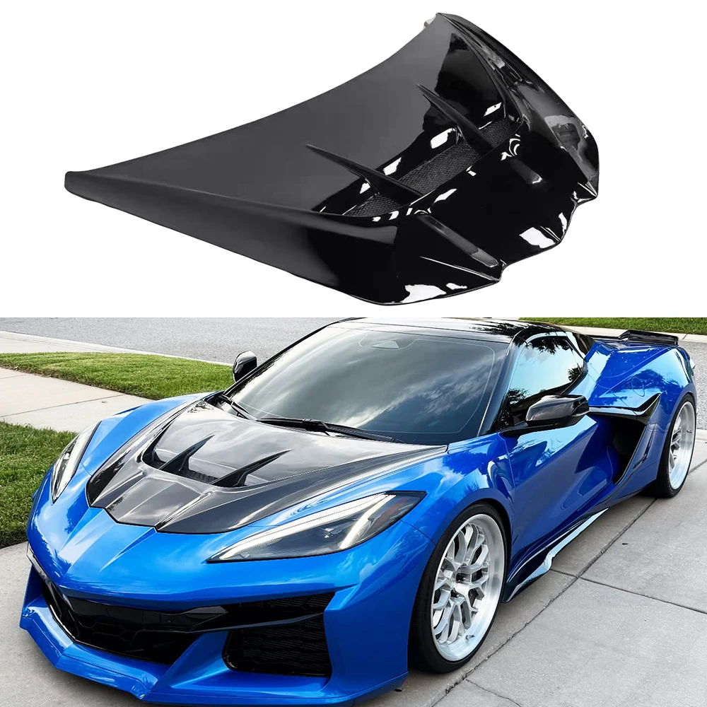 Gloss Black Fiberglass ZR1 Style Hood W/ Bolts For 2019-Up Corvette C8 Stingray E-Ray Z06 Upgrade Cover
Gloss Black Fiberglass ZR1 Style Hood W/ Bolts For 2019-Up Corvette C8 Stingray E-Ray Z06 Upgrade Cover
