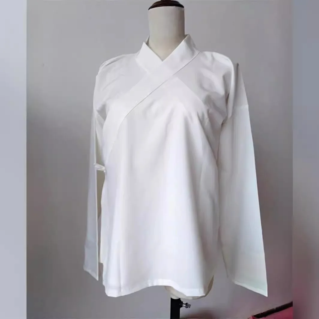 Women New Chinese Style Tang Suit Pure Long Sleeve Hanfu Tie Waist Collar Tea Party Daily Wear Outfit
Women New Chinese Style Tang Suit Pure Long Sleeve Hanfu Tie Waist Collar Tea Party Daily Wear Outfit