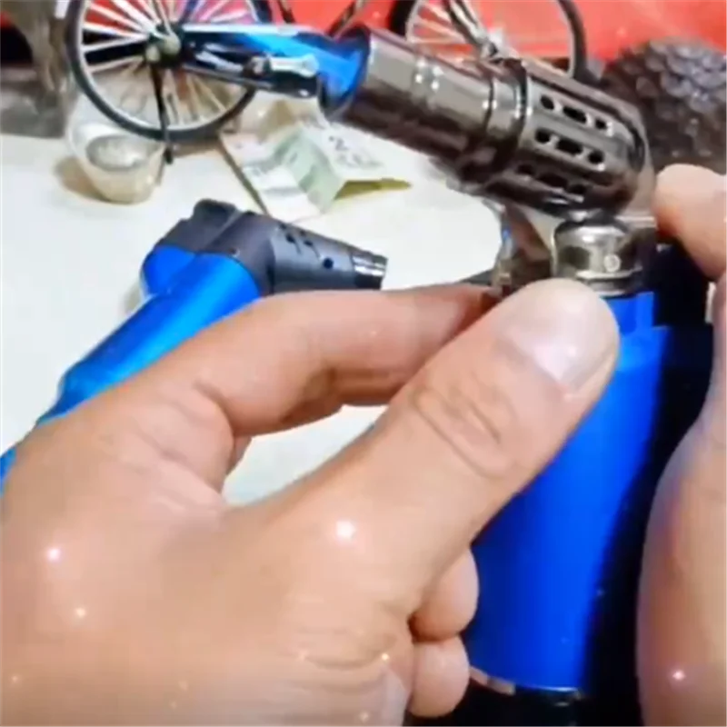 Metal Windproof Turbo Gas Lighters Welding Torch Kitchen Cooking Adjustable Flame Powerful Spray Gun Cigar Lighter For Men Gifts
Metal Windproof Turbo Gas Lighters Welding Torch Kitchen Cooking Adjustable Flame Powerful Spray Gun Cigar Lighter For Men Gifts