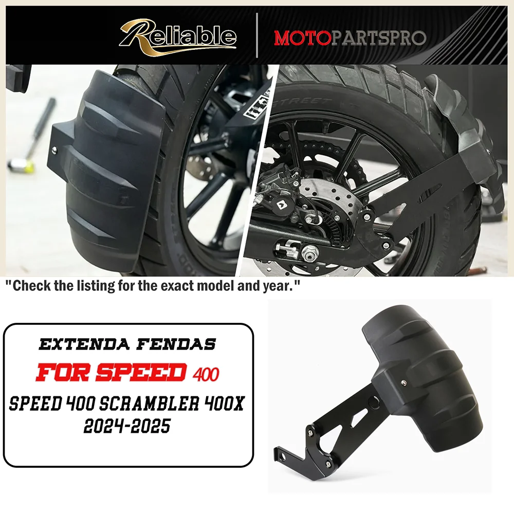 For Speed 400 Scrambler 400X 2024-2025 Motorcycle Rear Fender Wheel Tire Hugger Mudguard Splash Guard Mud Guard Cover
For Speed 400 Scrambler 400X 2024-2025 Motorcycle Rear Fender Wheel Tire Hugger Mudguard Splash Guard Mud Guard Cover