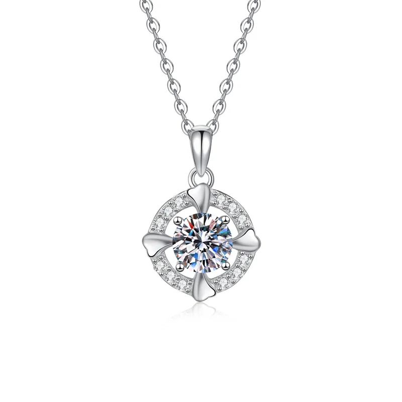 ZFSILVER Fashion Trendy Classic s925 Silver 1ct Moissanite Round Heart Necklace For Charms Women Accessories Jewelry Gifts XL439
ZFSILVER Fashion Trendy Classic s925 Silver 1ct Moissanite Round Heart Necklace For Charms Women Accessories Jewelry Gifts XL439