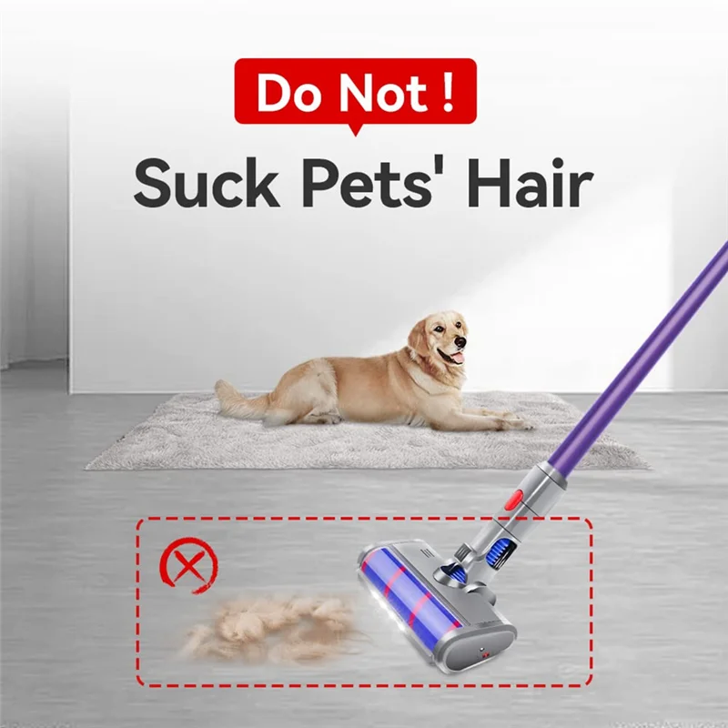 A50Q-Soft Velvet Floor Brush Head For Dyson Vacuum Cleaner Accessories Electric Suction Floor Roller Brush For V8/V10 V11/G5
A50Q-Soft Velvet Floor Brush Head For Dyson Vacuum Cleaner Accessories Electric Suction Floor Roller Brush For V8/V10 V11/G5