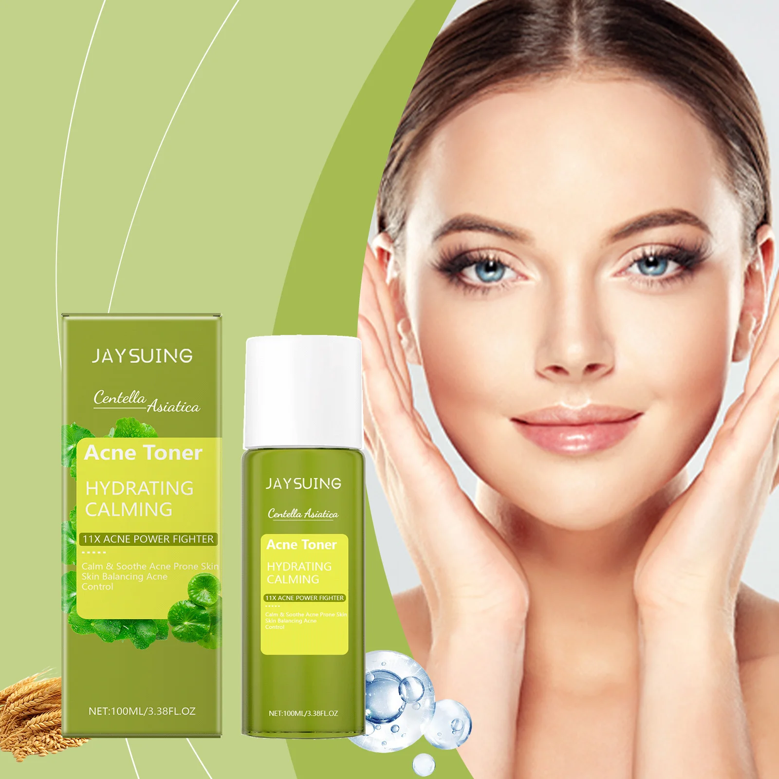 Centella Asiatica Toner Moisturizing Soothing Brightening Face Oil-Controll Clean Pore Reduce Fine Lines Refreshing Facial Toner
Centella Asiatica Toner Moisturizing Soothing Brightening Face Oil-Controll Clean Pore Reduce Fine Lines Refreshing Facial Toner