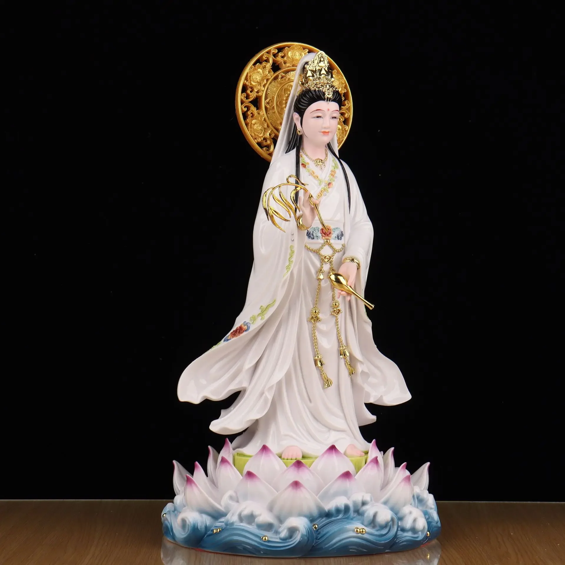 FX-18 guanyin bodhisattva imitation white marble statue for home worship statue white lotus nanhai guanyin bodhisattva statue
FX-18 guanyin bodhisattva imitation white marble statue for home worship statue white lotus nanhai guanyin bodhisattva statue