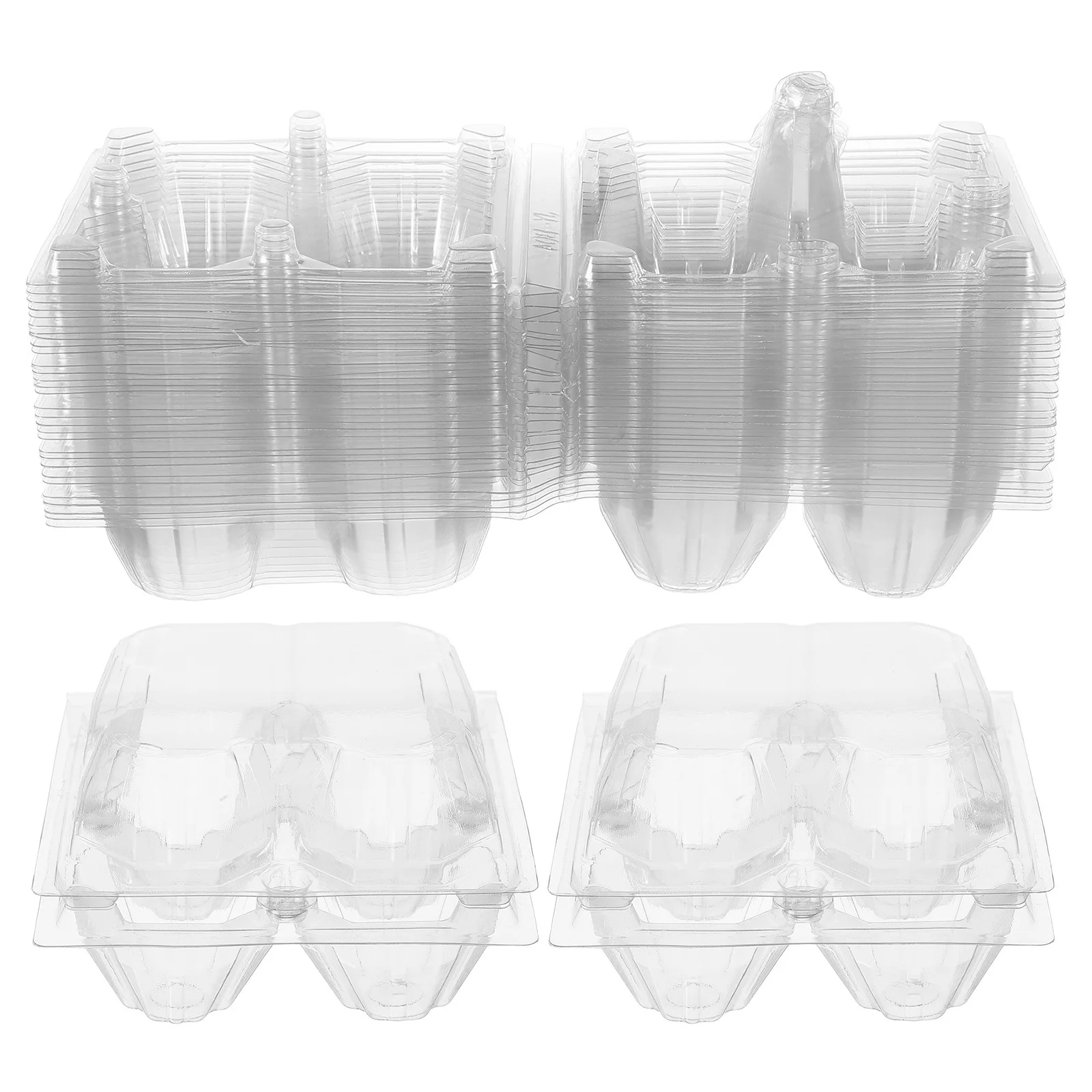 30Pcs Portable Egg Carrier 4-Grid Transparent Plastic Egg Container Holder Storage Box for Refrigerator Camping
30Pcs Portable Egg Carrier 4-Grid Transparent Plastic Egg Container Holder Storage Box for Refrigerator Camping