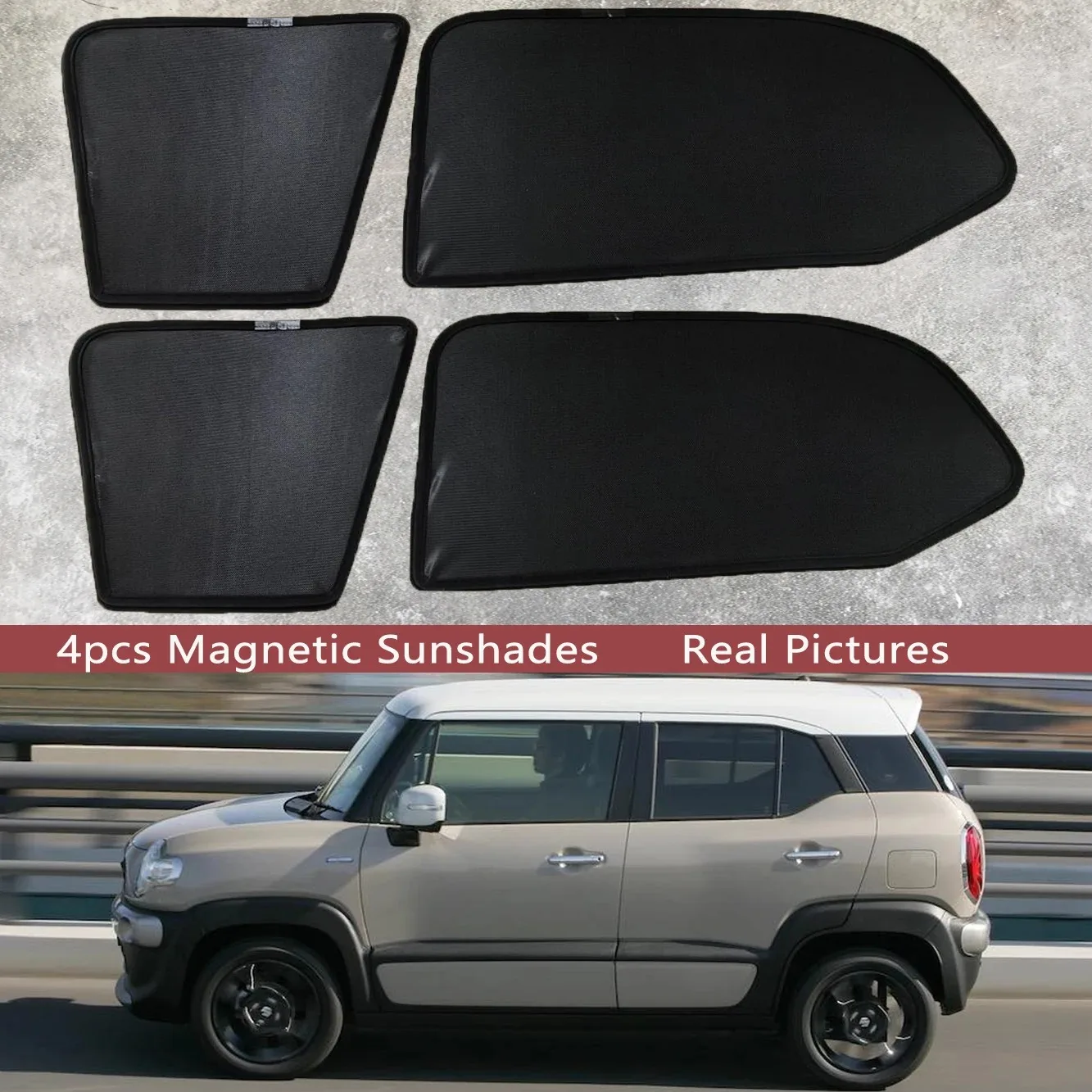 Magnetic Car Sunshade Shield Front Windshield Frame Curtain Sun Shades For Suzuki Xbee (MN71S) 2017 - 2025 2023 2022 Accessories
Magnetic Car Sunshade Shield Front Windshield Frame Curtain Sun Shades For Suzuki Xbee (MN71S) 2017 - 2025 2023 2022 Accessories