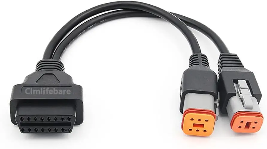 Кабель-адаптер OBD2 2-в-1 для мотоцикла, 4-контактный + 6-контактный, работает с протоколом J1850
Кабель-адаптер OBD2 2-в-1 для мотоцикла, 4-контактный + 6-контактный, работает с протоколом J1850