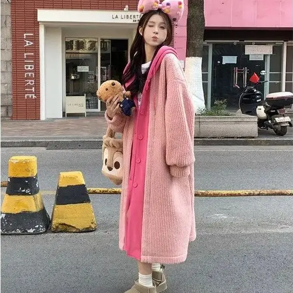 Korea Fake Two-Piece Hooded Cotton Coat Women'S Winter 2024 New Design Loose Versatile Thickened Warm Long-Sleeved
Korea Fake Two-Piece Hooded Cotton Coat Women'S Winter 2024 New Design Loose Versatile Thickened Warm Long-Sleeved
