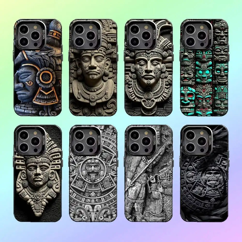 M-Mayan Aztec Calendar Statue Phone Case For iPhone17,16,15,14,13,12,11 Plus,Pro Max Colorful Silver Back Phone Case
M-Mayan Aztec Calendar Statue Phone Case For iPhone17,16,15,14,13,12,11 Plus,Pro Max Colorful Silver Back Phone Case
