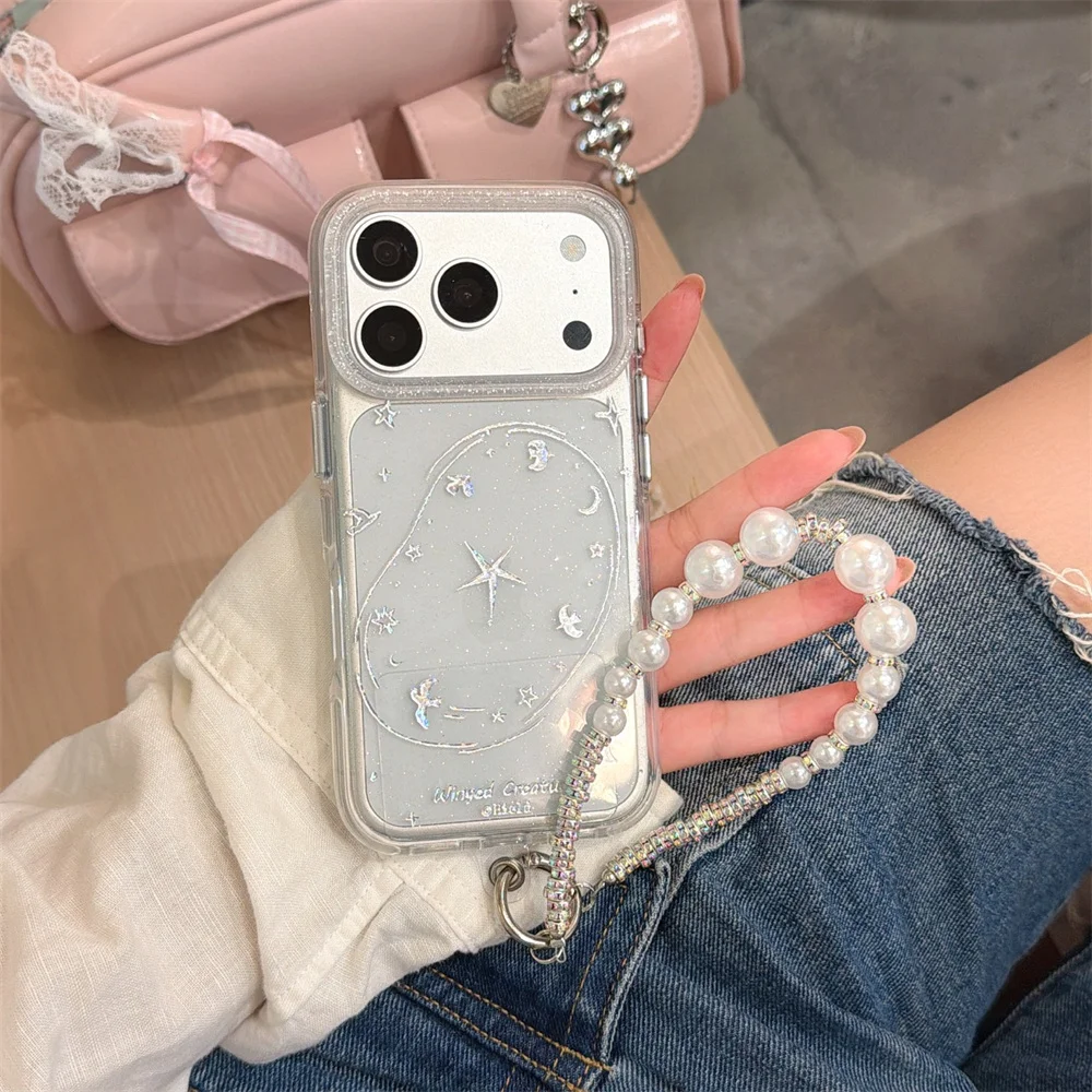 Luxury Silver Bird Clock Glitter Phone Case for iPhone 16 17 Pro Max 16 15 14 13 15 Pro 16 Pro Cover Shockproof Cover with Chain
Luxury Silver Bird Clock Glitter Phone Case for iPhone 16 17 Pro Max 16 15 14 13 15 Pro 16 Pro Cover Shockproof Cover with Chain