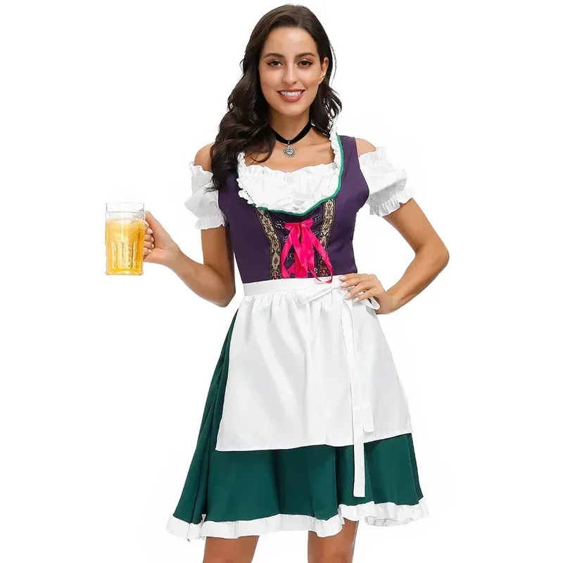 M-XL Traditional Bavarian Dirndl Women Oktoberfest Costume Austrian German Beer Wench Maid Party Fancy Dress
M-XL Traditional Bavarian Dirndl Women Oktoberfest Costume Austrian German Beer Wench Maid Party Fancy Dress