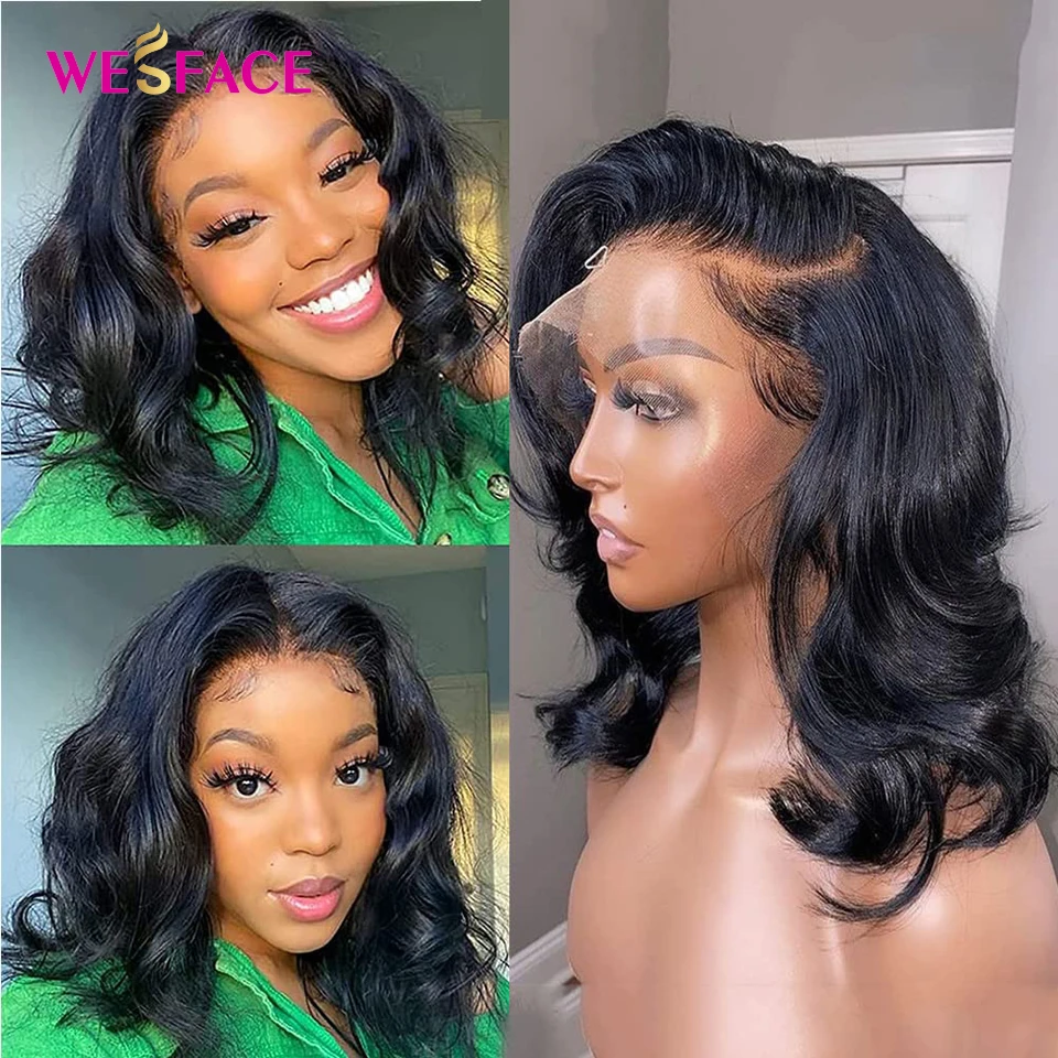 Short Bob Wavy Lace Front Wig Human Hair Wigs For Women 13x4 Body Wave Human Hair Wig Brazilian Pre Plucked Natural Black Hair
Short Bob Wavy Lace Front Wig Human Hair Wigs For Women 13x4 Body Wave Human Hair Wig Brazilian Pre Plucked Natural Black Hair
