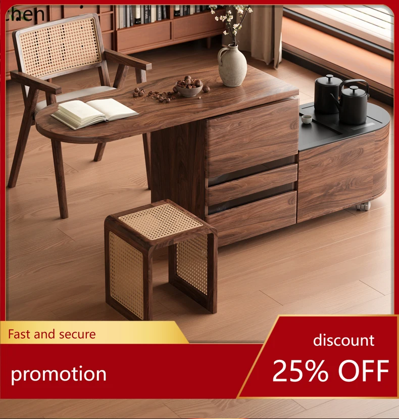 HT Mobile Solid Wood Cart for Home Living Room Sofa Side Table Rotating Tea Cabinet Rock Board Tea Table
HT Mobile Solid Wood Cart for Home Living Room Sofa Side Table Rotating Tea Cabinet Rock Board Tea Table