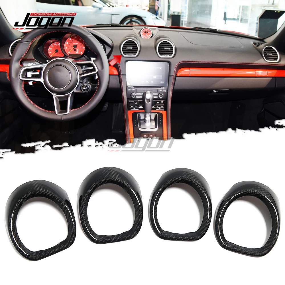 4PCS Carbon For Porsche 718 Boxster Cayman 982 2017-2021 Car Interior Accessories Center Console Air Vent Outlet Cover Trim
4PCS Carbon For Porsche 718 Boxster Cayman 982 2017-2021 Car Interior Accessories Center Console Air Vent Outlet Cover Trim