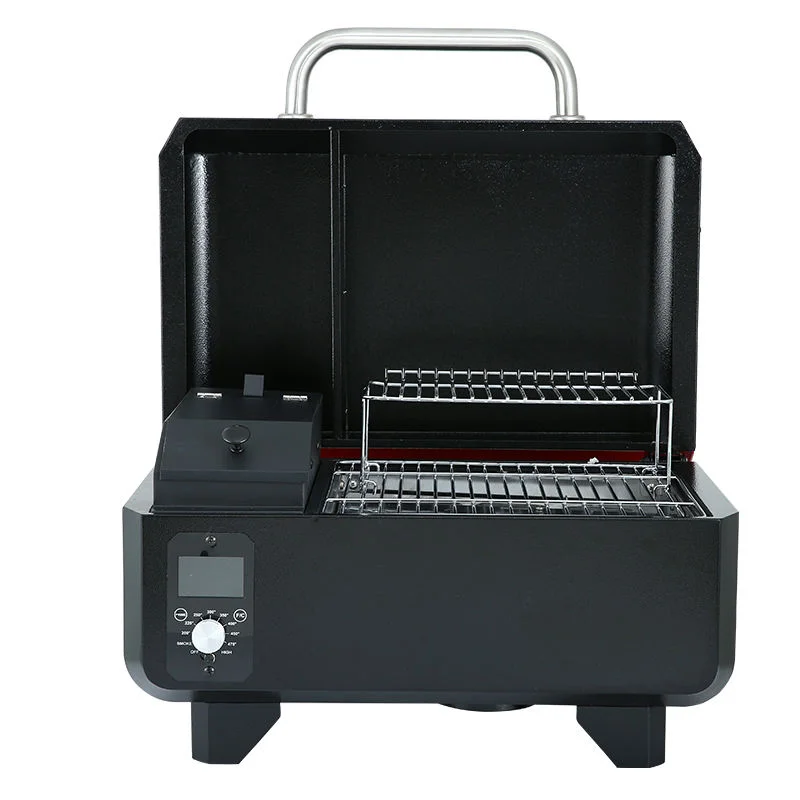 Portable Electric Wood Pellet BBQ Smoker Grill Modern Design Metal RV Camping Outdoor Grills Powder Coated Finish Touch
Portable Electric Wood Pellet BBQ Smoker Grill Modern Design Metal RV Camping Outdoor Grills Powder Coated Finish Touch