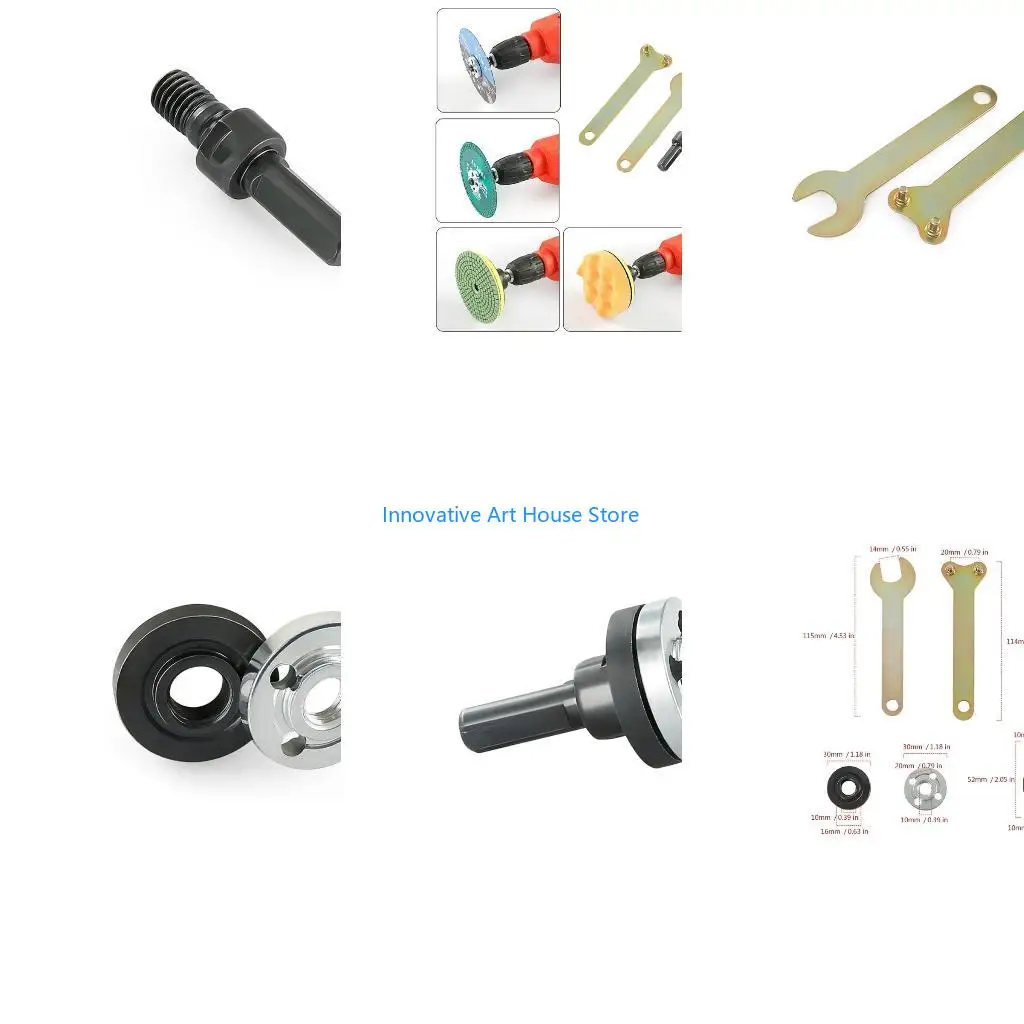 E1PC Grinder Adapter Power Tool Suitable for Electric Drill Conversion Cutting Disc Attachments Polishing Applications
E1PC Grinder Adapter Power Tool Suitable for Electric Drill Conversion Cutting Disc Attachments Polishing Applications