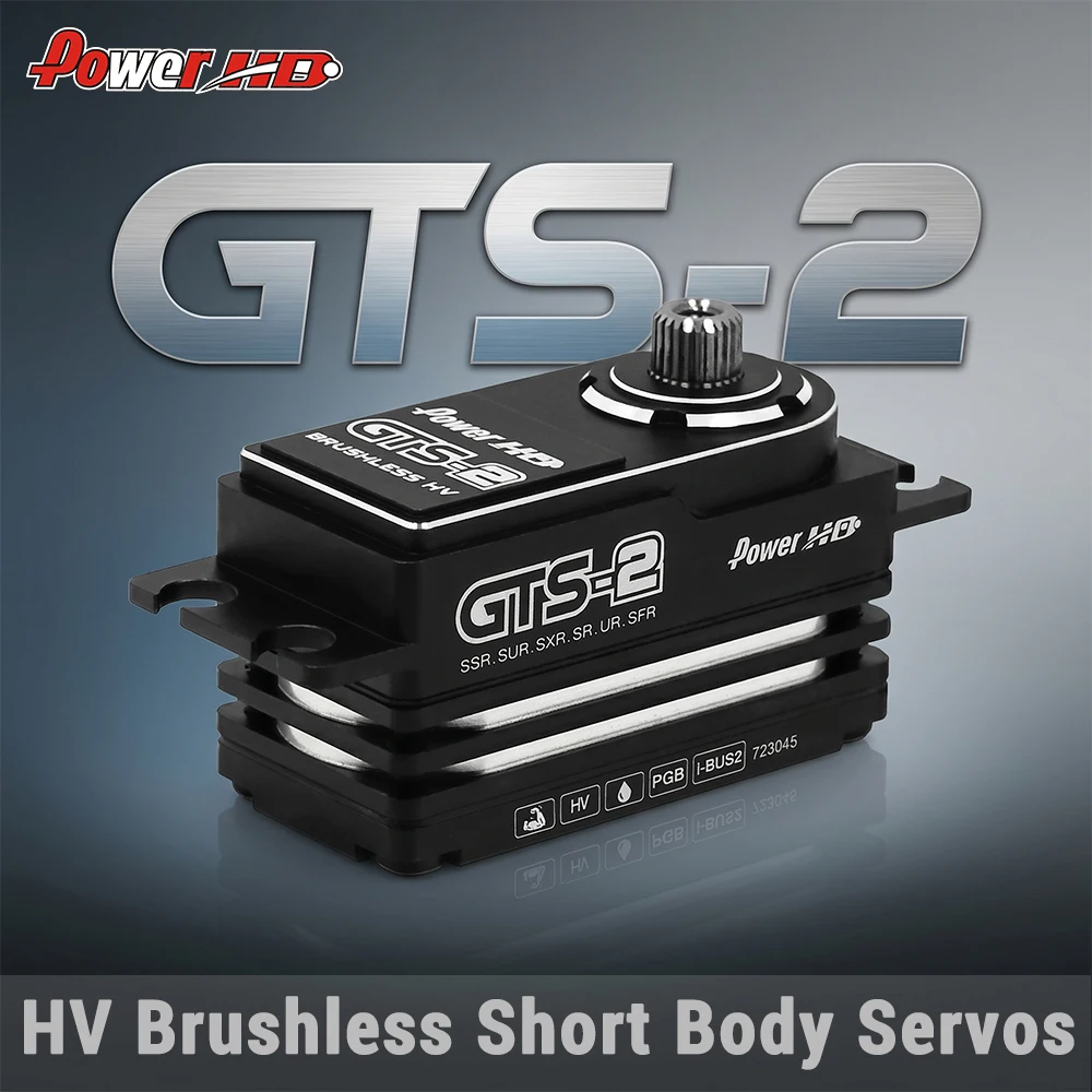 POWERHD GTS-2 HV Short Body Servos Brushless Motor Support i-BUS2 for 1/10 RC Model Touring Car Racing Accessories
POWERHD GTS-2 HV Short Body Servos Brushless Motor Support i-BUS2 for 1/10 RC Model Touring Car Racing Accessories