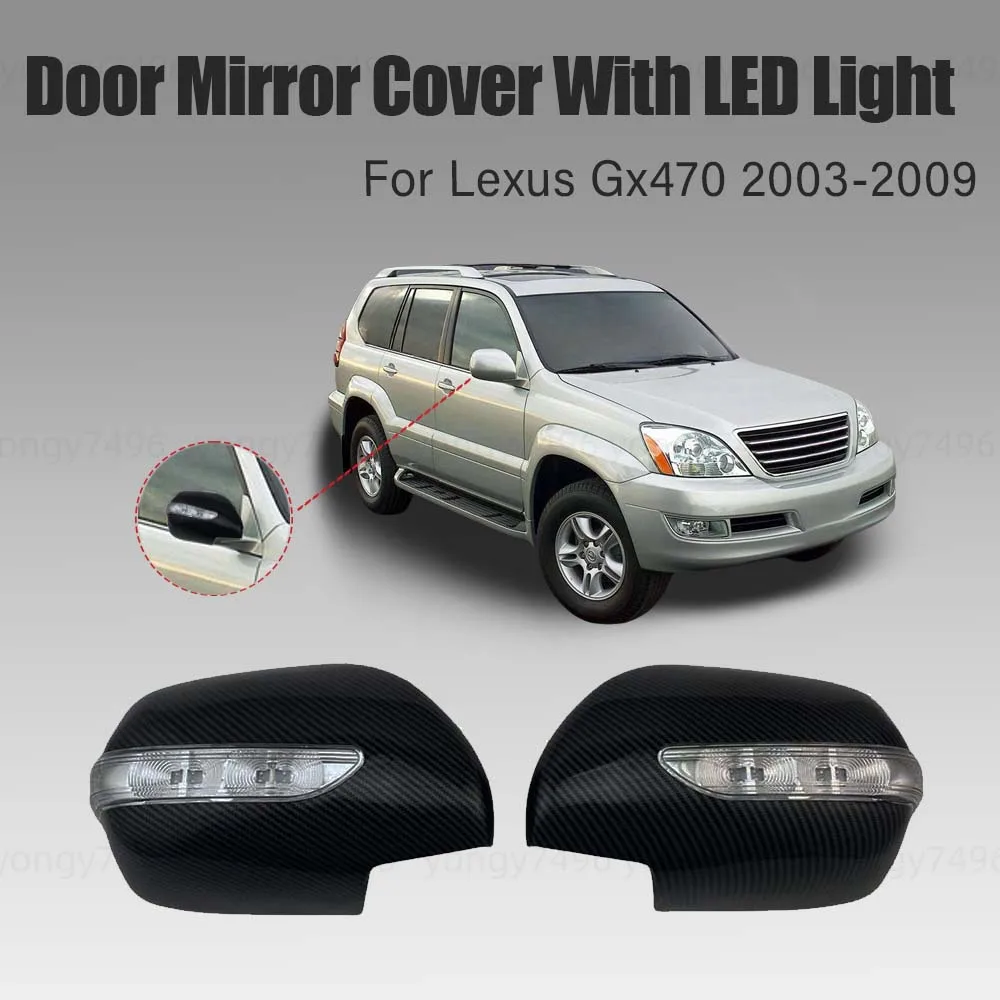 Gloss Carbon Fiber Door Mirror Cover With LED Light For Lexus Gx470 GX 470 2003 2004 2006 2007 2009 Car Accessories Stickers
Gloss Carbon Fiber Door Mirror Cover With LED Light For Lexus Gx470 GX 470 2003 2004 2006 2007 2009 Car Accessories Stickers