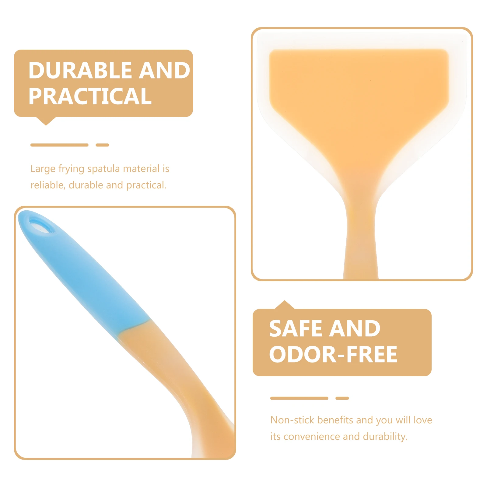 Non-Stick Cooking Silicone Frying Household Kitchen Wok Heat Resistant Big Pot Spatula Multi Function Reusable Spatula Large
Non-Stick Cooking Silicone Frying Household Kitchen Wok Heat Resistant Big Pot Spatula Multi Function Reusable Spatula Large