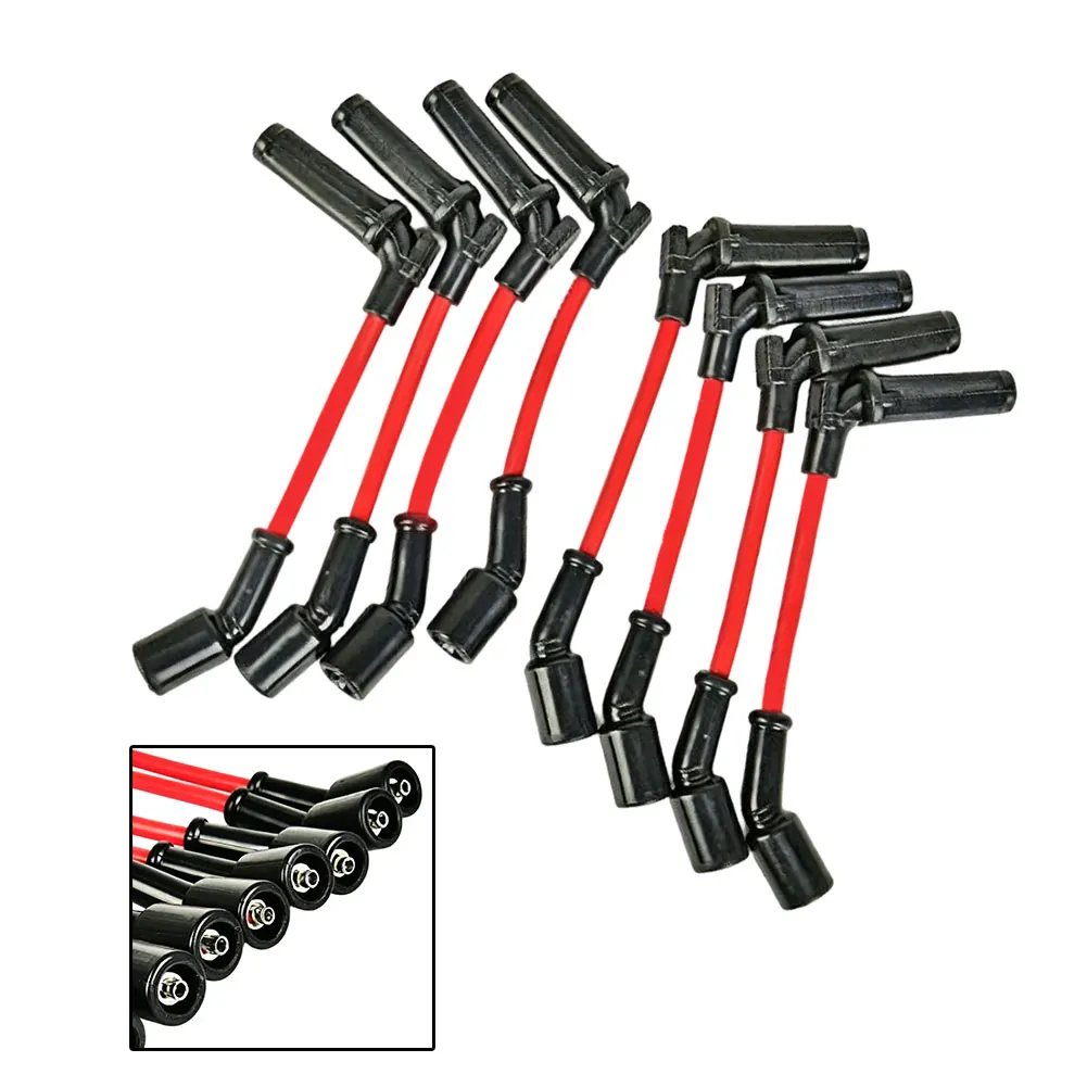 8PCS High Voltage Ignition Wire 8mm Silicone Wire Housing 9748RR For Saab For Pontiac For Buick For Hummer For Silverado
8PCS High Voltage Ignition Wire 8mm Silicone Wire Housing 9748RR For Saab For Pontiac For Buick For Hummer For Silverado