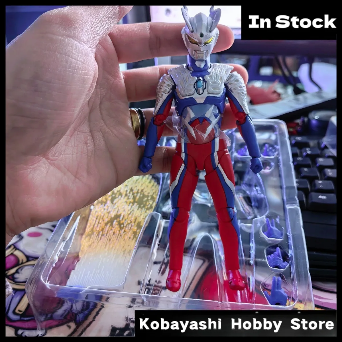 In Stock KO SHF Soul Limited Ultraman Zero Training Armor Ultra Galaxy Fight Articulated Action Figure
In Stock KO SHF Soul Limited Ultraman Zero Training Armor Ultra Galaxy Fight Articulated Action Figure