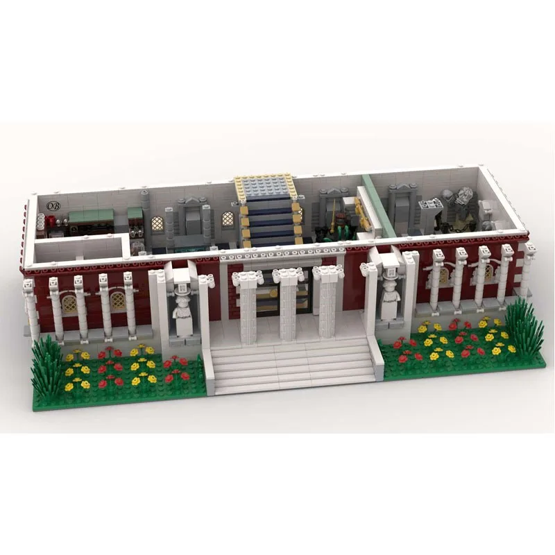 MOC-55023 Urban Retro Archaeological Museum Building Block Model 5390 Parts MOC Boys Children's Birthday Block Toy Gift
MOC-55023 Urban Retro Archaeological Museum Building Block Model 5390 Parts MOC Boys Children's Birthday Block Toy Gift
