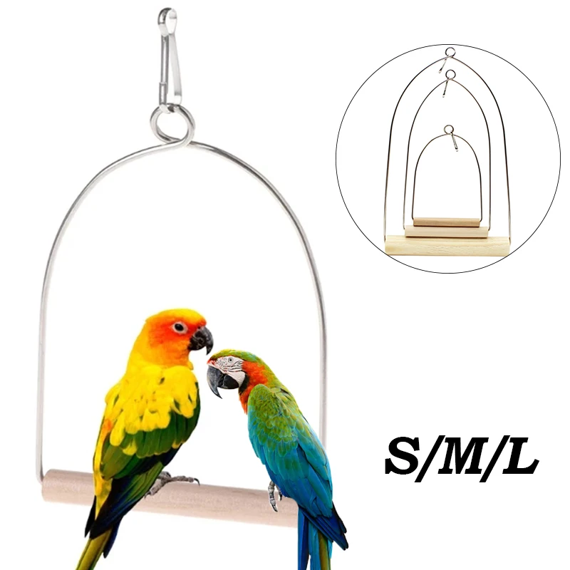 1PC Bird Perch Stand Natural Wooden Birds Perch Parrots Hanging Swing Cage Toys Stand Holder Pendant
1PC Bird Perch Stand Natural Wooden Birds Perch Parrots Hanging Swing Cage Toys Stand Holder Pendant
