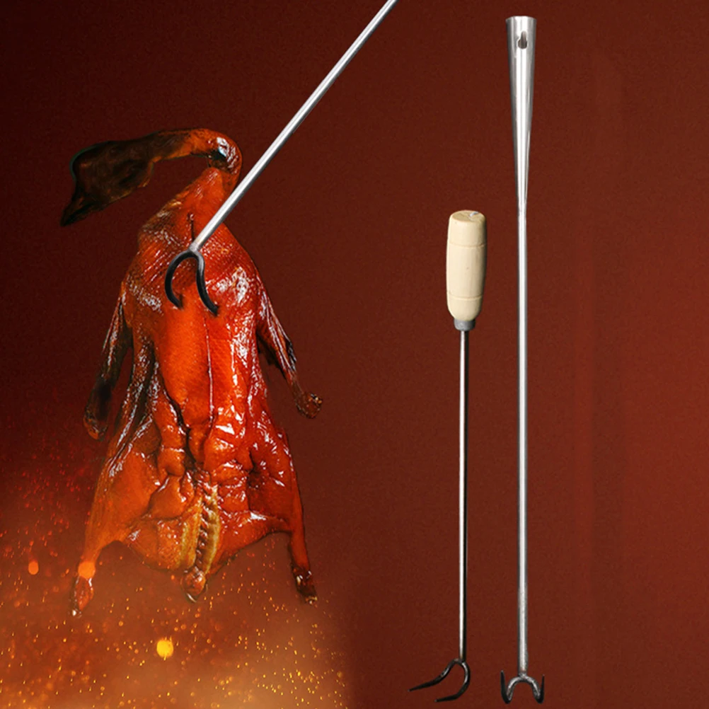 2 шт. крючки для мяса из нержавеющей стали, длинные стильные крючки для жарки барбекю, простые в использовании, нержавеющие кухонные принадлежности, подходящие для свиной ветчины, курицы
2 шт. крючки для мяса из нержавеющей стали, длинные стильные крючки для жарки барбекю, простые в использовании, нержавеющие кухонные принадлежности, подходящие для свиной ветчины, курицы